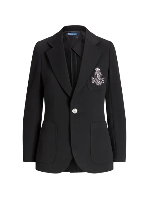Polo Ralph Lauren blazer en coton à logo appliqué
