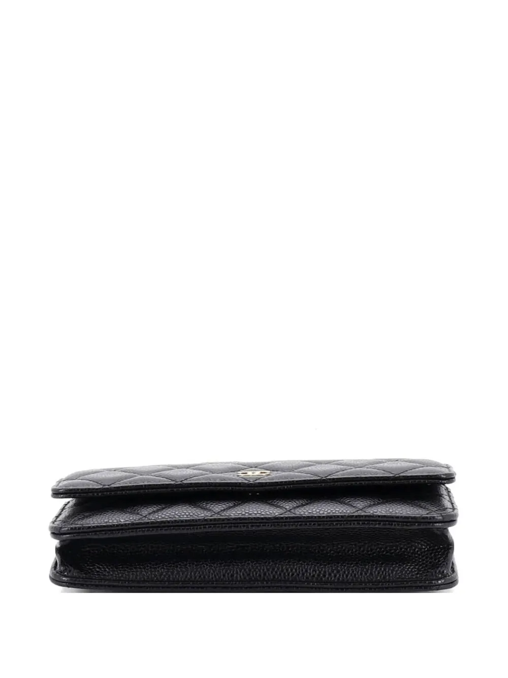 Wallet On Chain Quilted Caviar Crossbody Bag