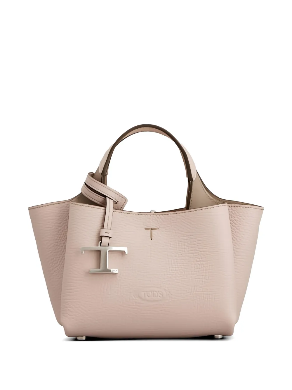 Tod's T-charm leather mini tote bag - Rosa