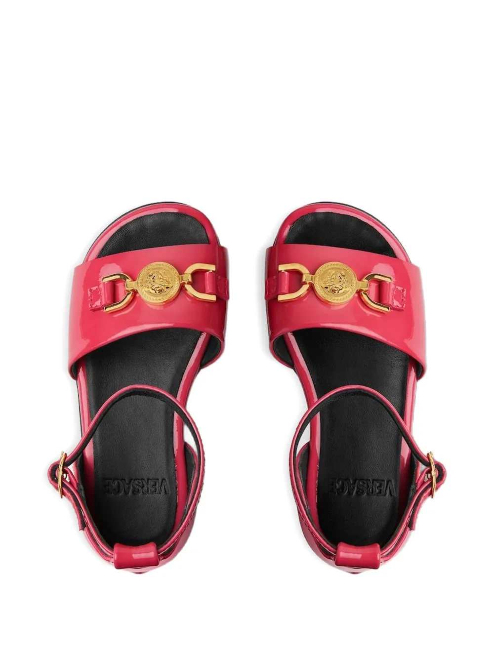 Versace Kids Medusa sandalen met gesp Roze