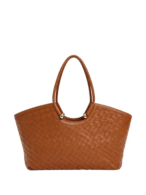 TWINSET braided-handle tote bag