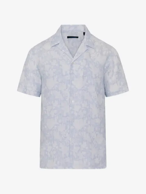 PATRICK ASSARAF floral short-sleeve shirt