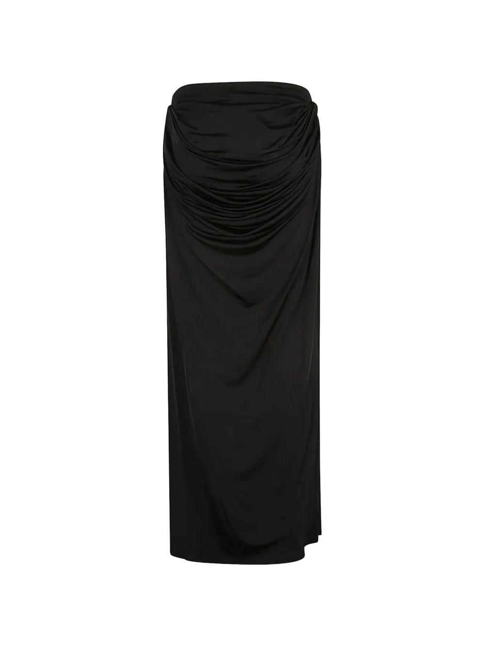  Magda Butrym Draped Maxi Skirt - Black 