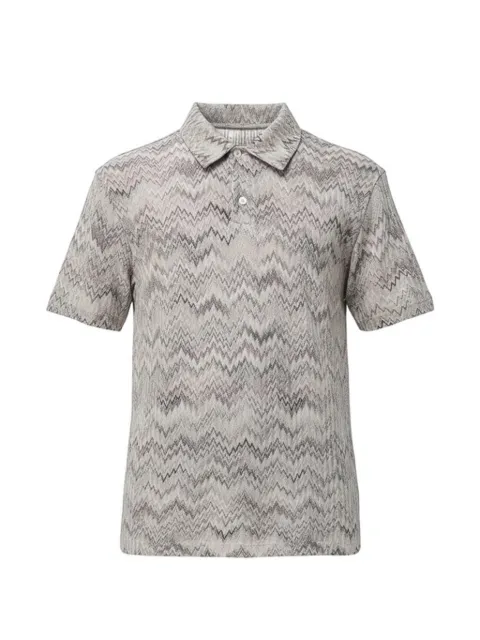 Missoni zigzag-pattern polo shirt