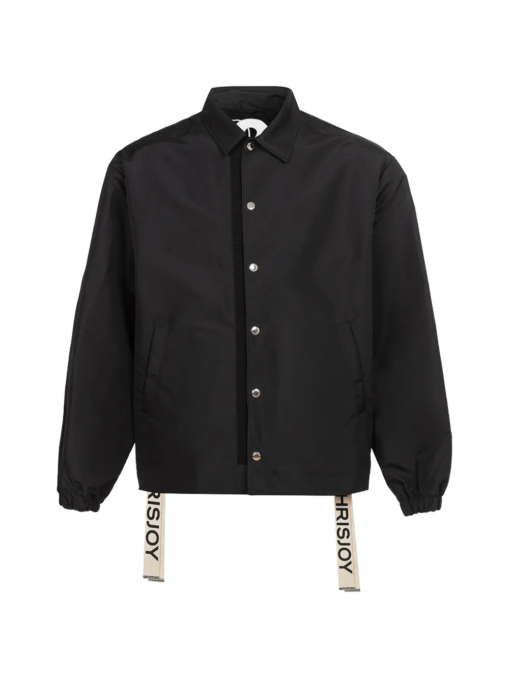 Khrisjoy Coach Tie Detail Shirt Jacket In Black