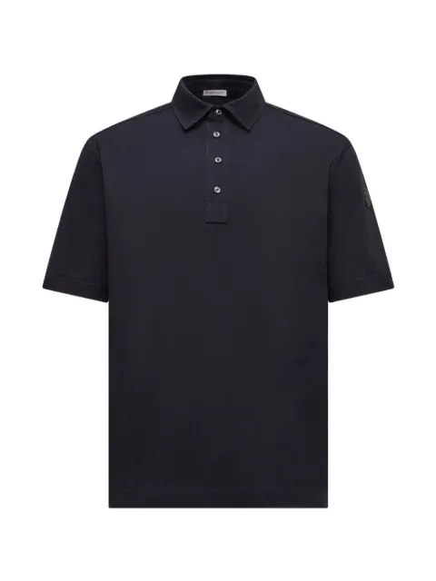 Moncler button short-sleeve polo shirt