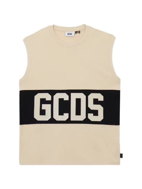 GCDS logo sleeveless T-shirt