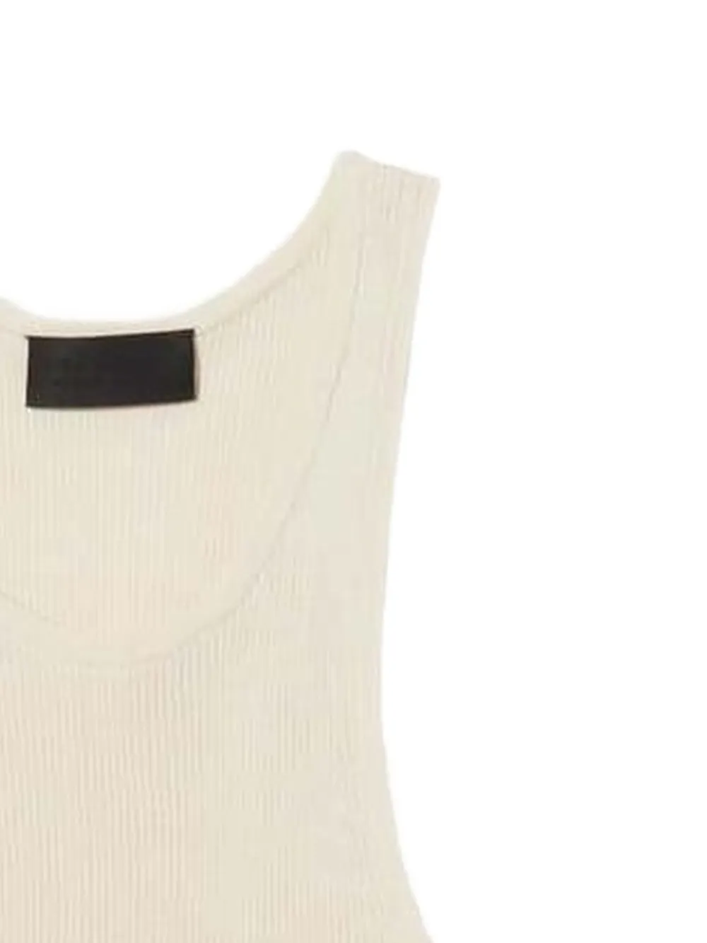 Nili Lotan Tanktop met diepe ronde hals Beige
