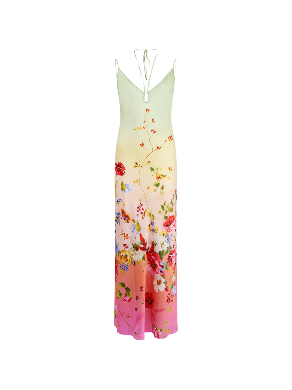 Roberto Cavalli floral dress - Verde