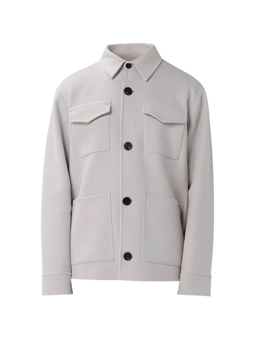 Paltò Vanni Flap-pocket Jacket In Gray