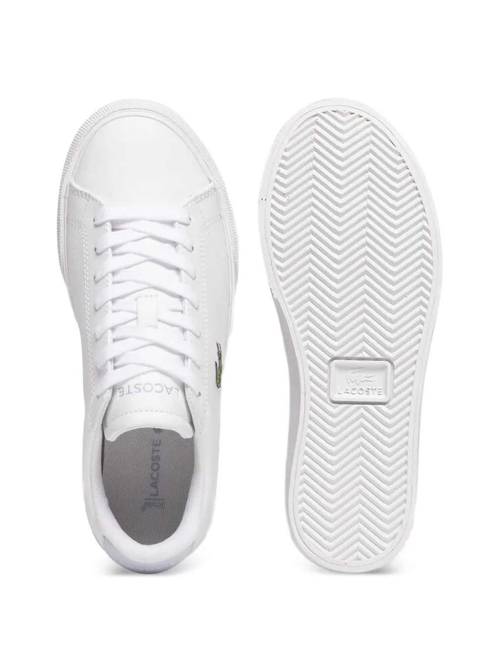 Lacoste Lerond sneakers met logodetail Wit