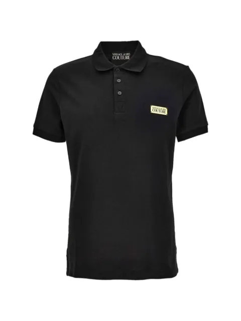 Versace Jeans Couture polo boutonné à poche poitrine