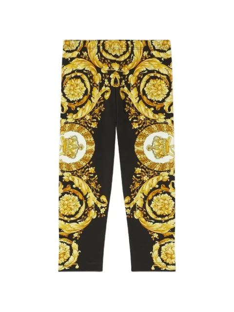 Versace Kids baroque-print trousers