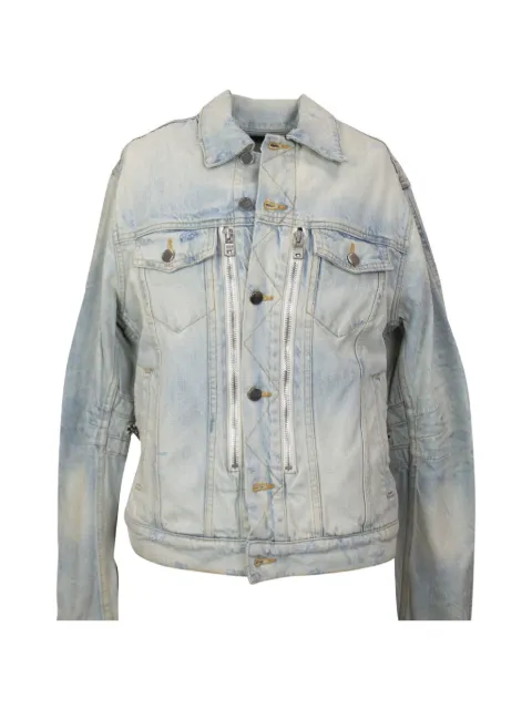 AMIRI  MX2 Trucker zipped denim jacket