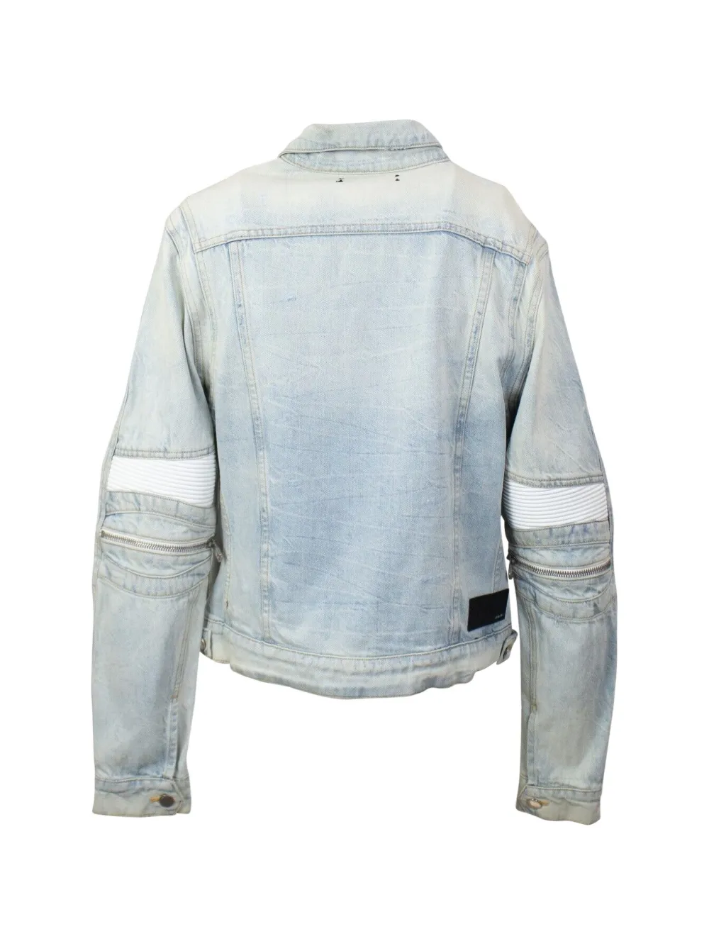  Amiri Mx2 Trucker Zipped Denim Jacket - Blue 