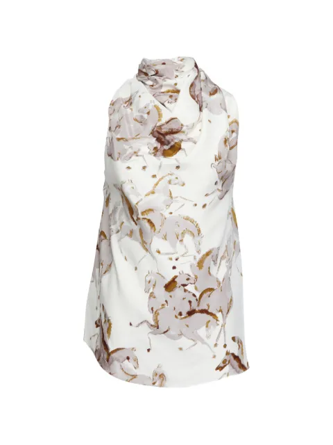 Altuzarra топ Sleary с принтом