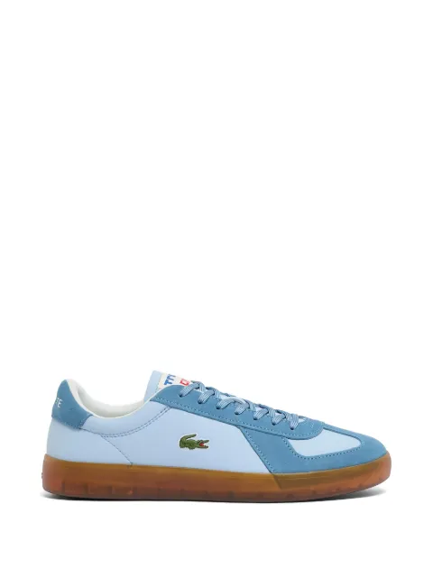 Lacoste suede panelled sneakers