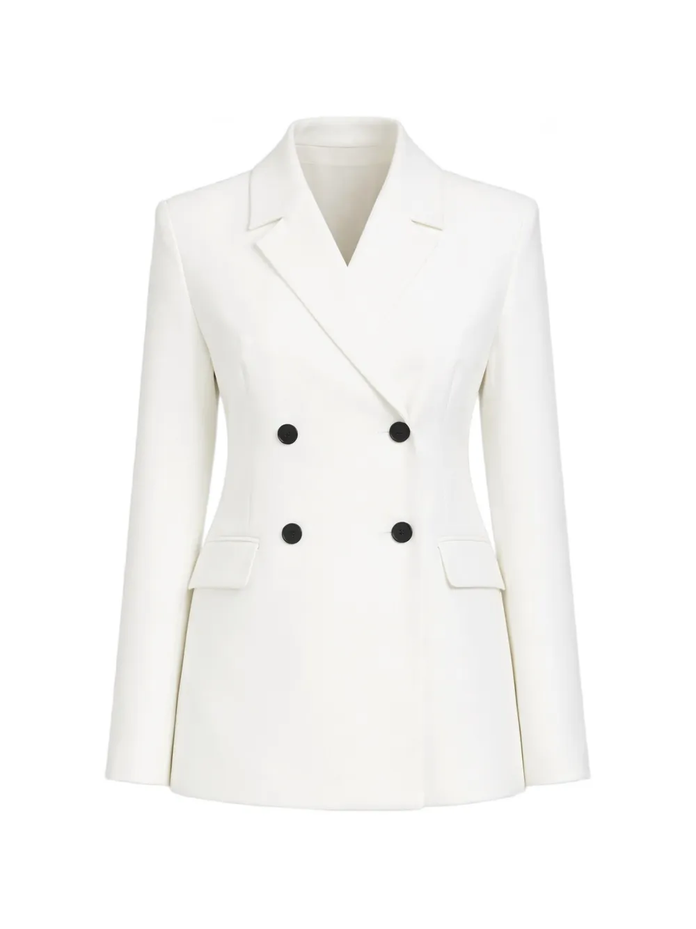 TWINSET buttoned double-breasted blazer - Bianco