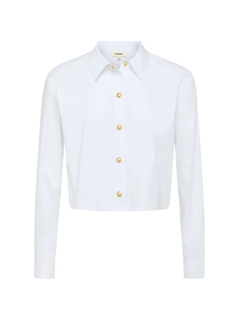 L'Agence Cosette crop shirt - Bianco