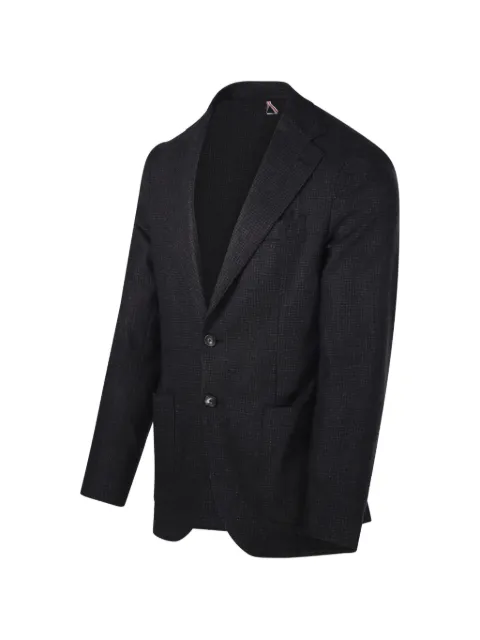 Santaniello front-pocket button blazer
