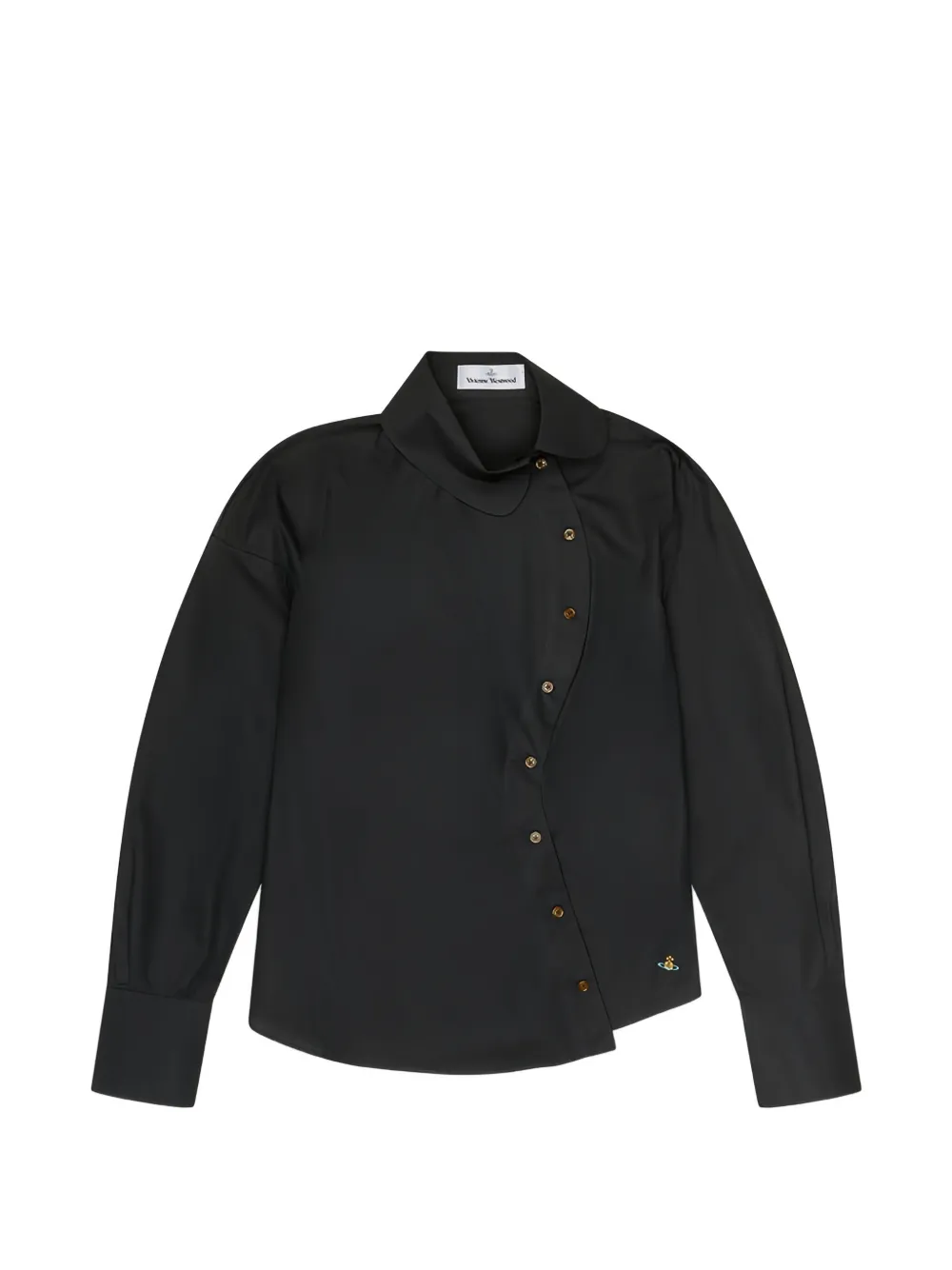 Vivienne Westwood Bella asymmetric shirt - Schwarz