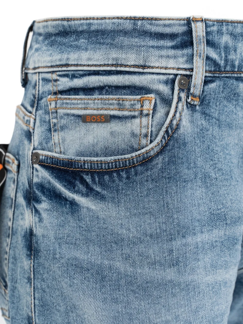 BOSS Slim-fit jeans Blauw