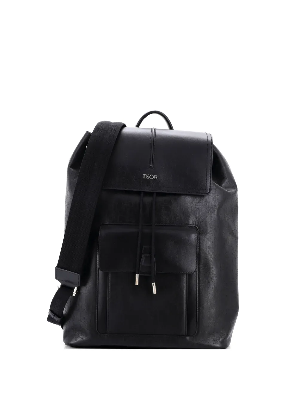 Christian Dior Pre-Owned Motion Oblique Galaxy Leather Medium backpack - Schwarz