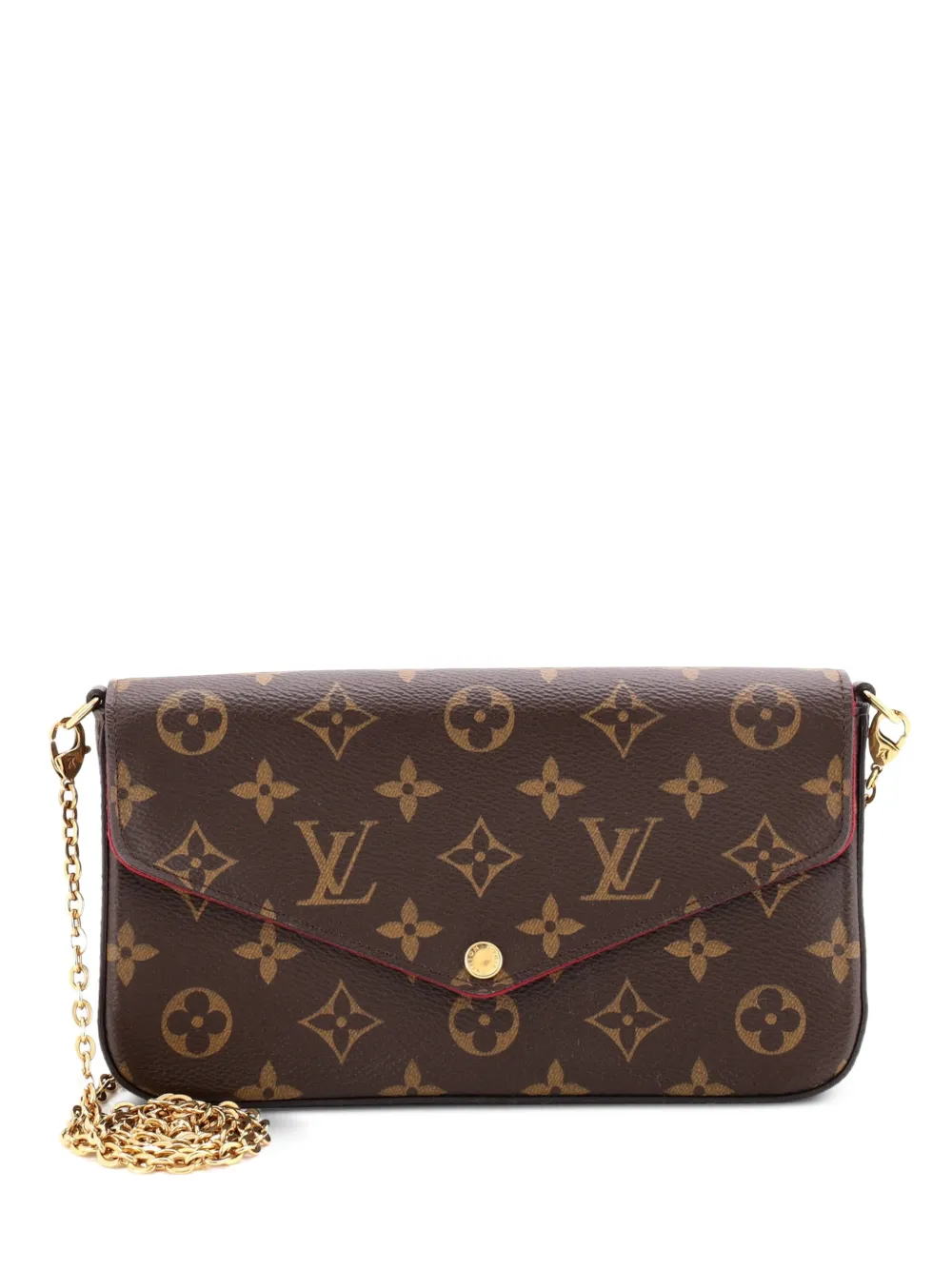 Louis Vuitton Pre-Owned Felicie Pochette Monogram Canvas crossbody bag - Marrone