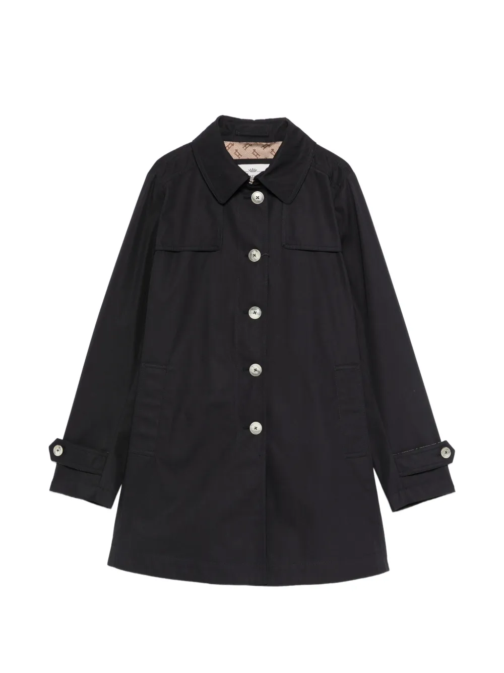 Herno single-breasted coat - Blu