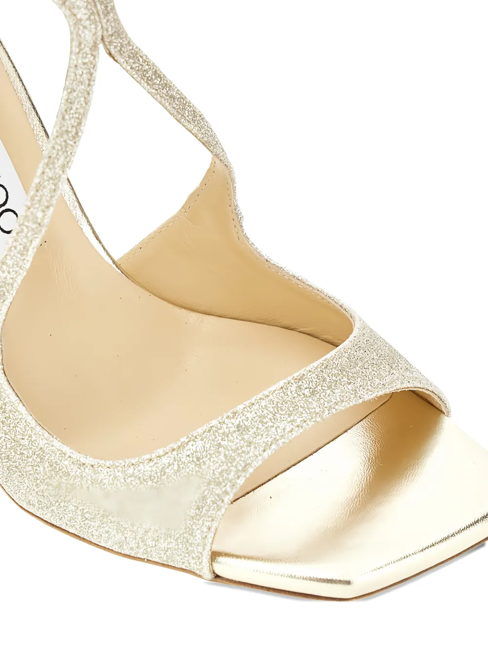 Jimmy Choo Azia 95 pumps met enkelbandje Goud
