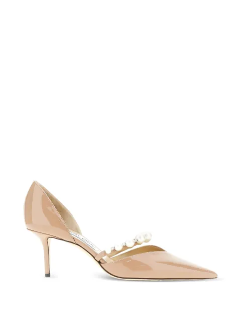 Jimmy Choo pearl-embellished décolleté pumps