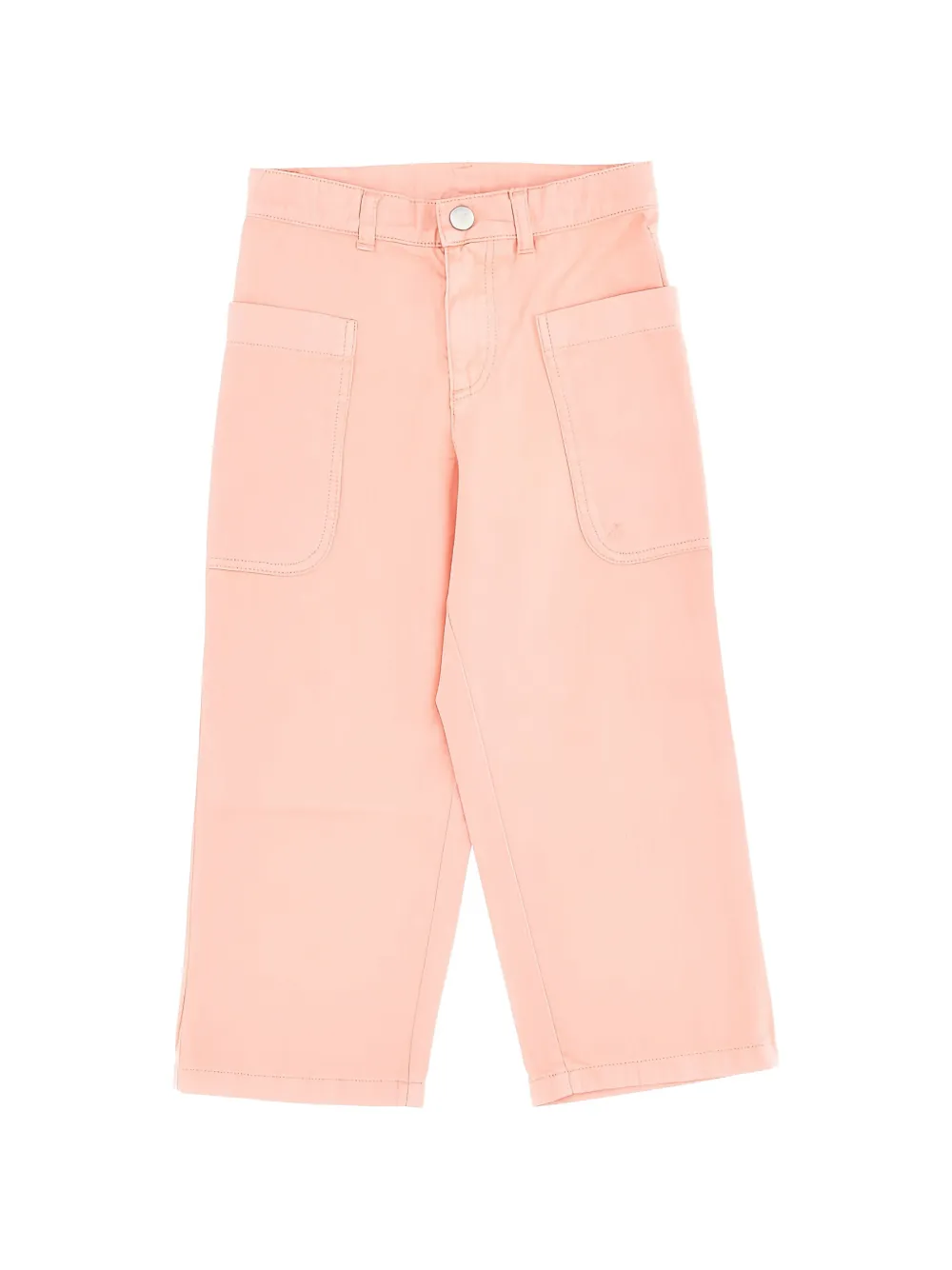 Bonpoint patch-pocket trousers - Rosa