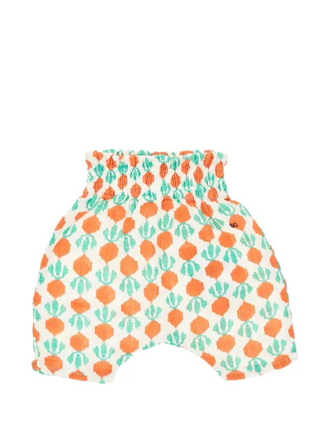 Bobo Choses patterned smocked trousers