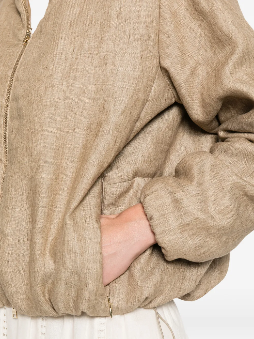Herno Jack met ritssluiting Beige