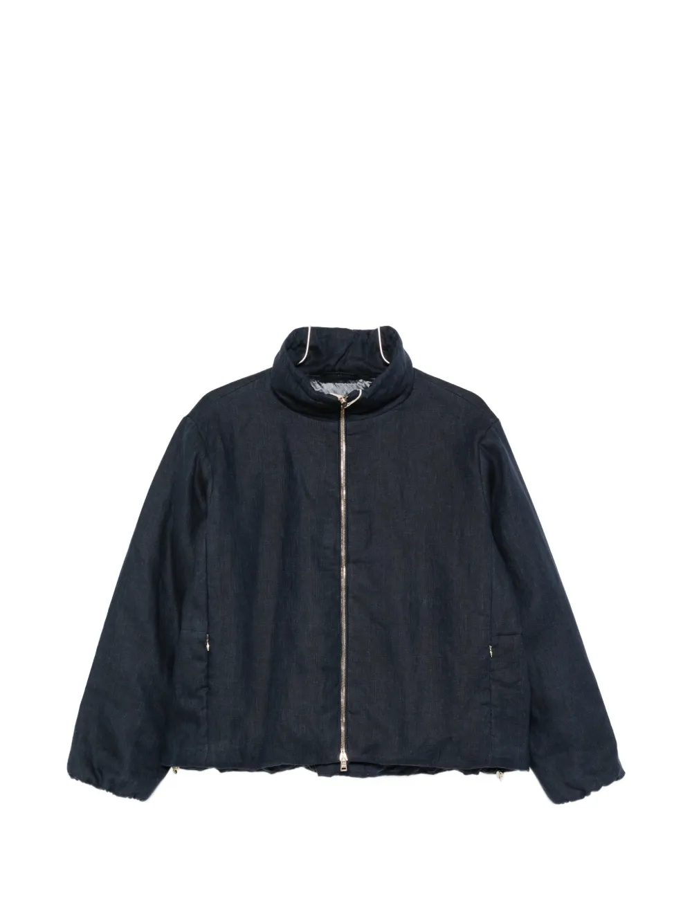Herno linen padded jacket - Blu