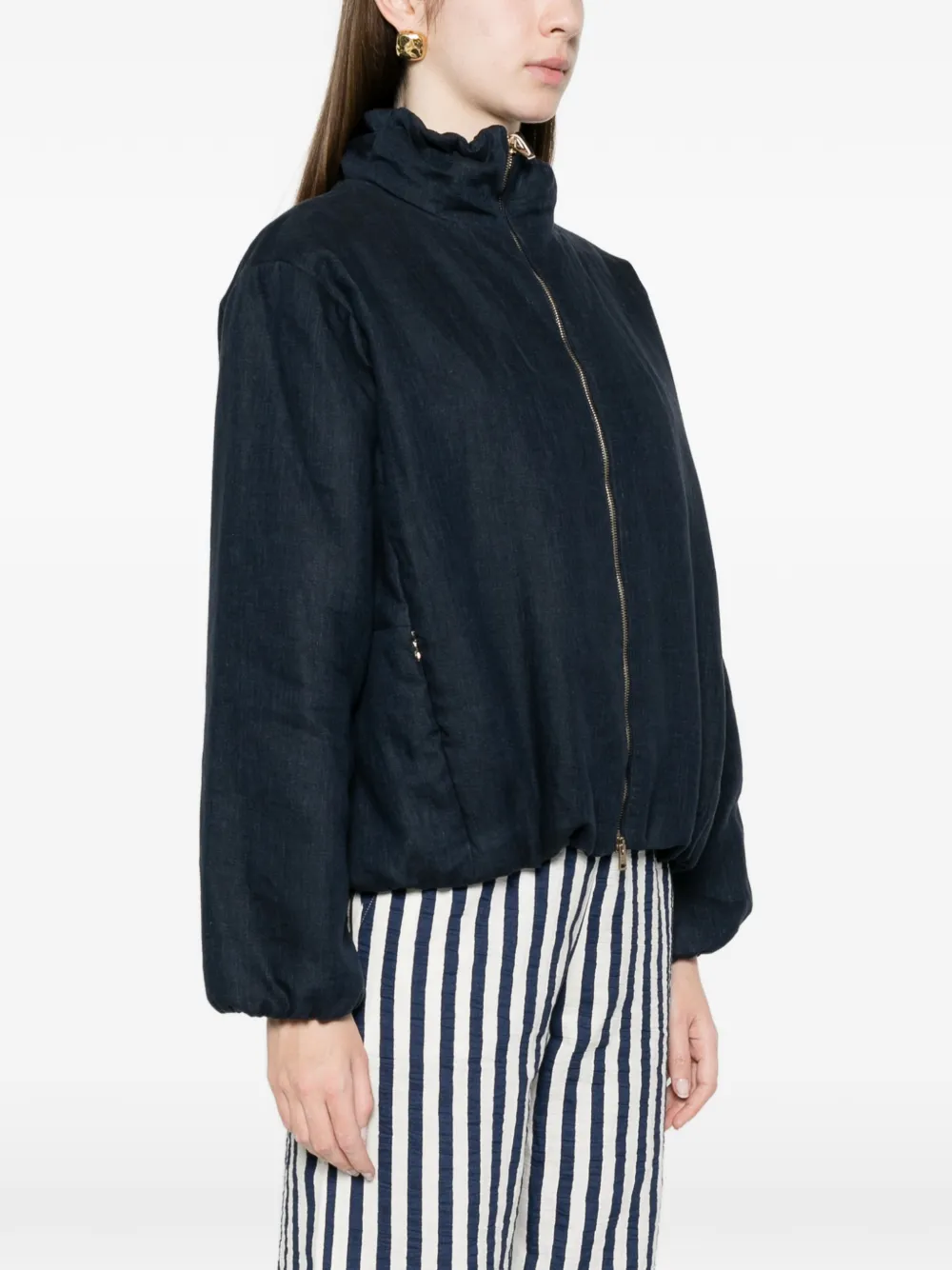 Herno Gewatteerd jack Blauw