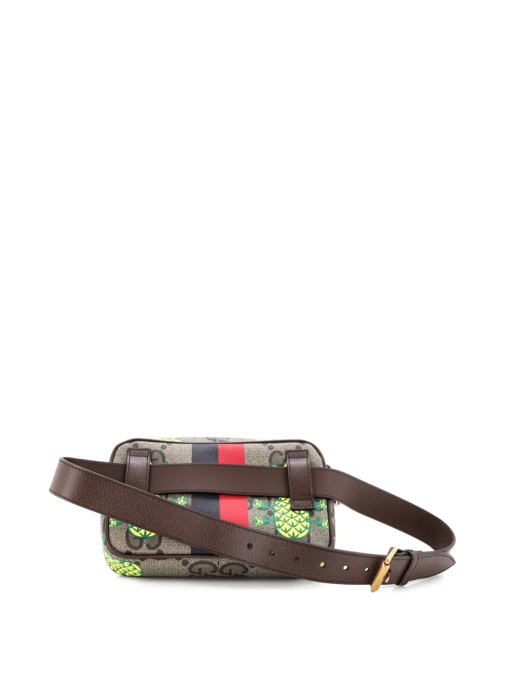 Zip Printed Gg Coated Canvas Belt Bag