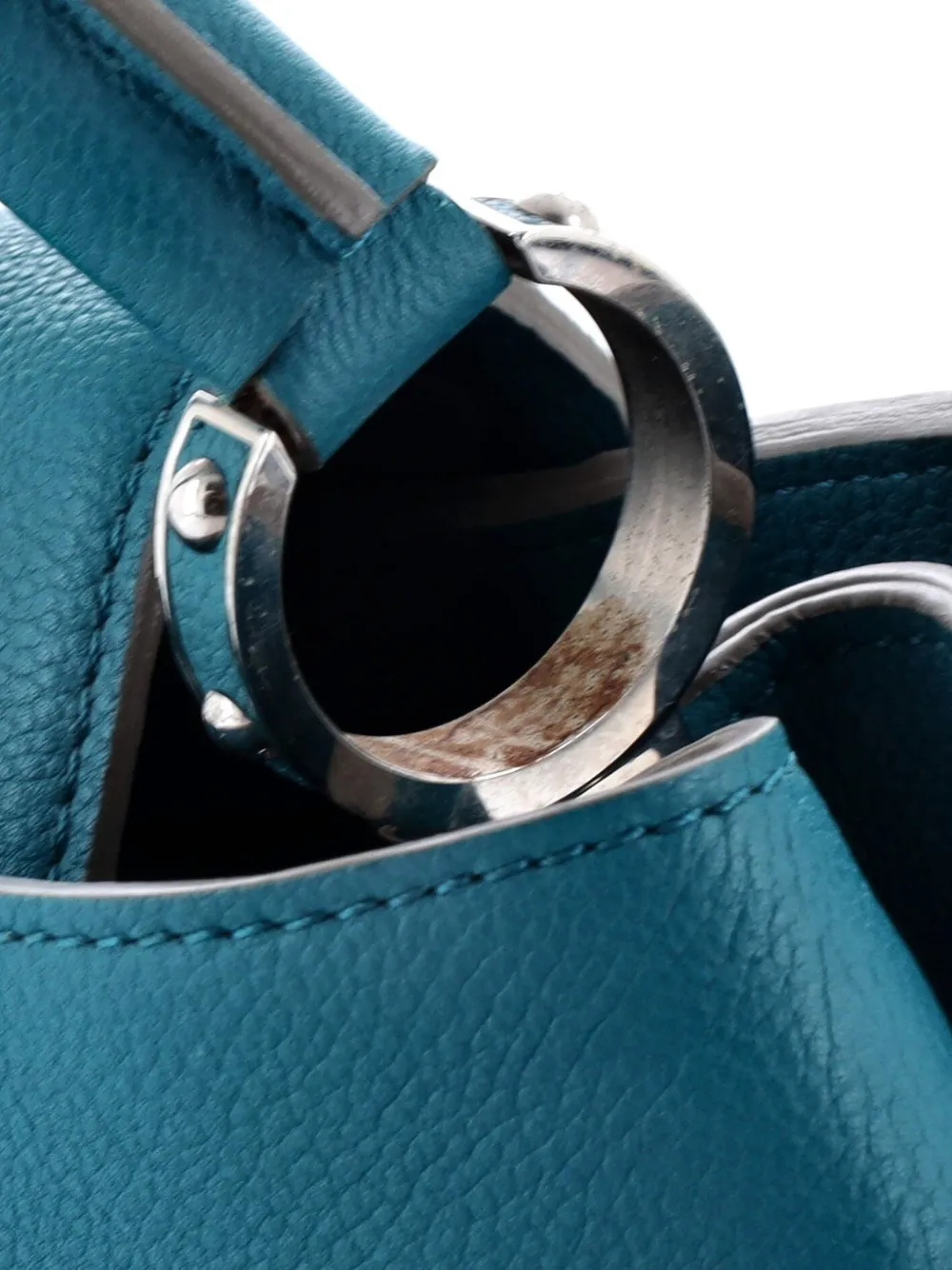 Capucines Bag Leather Mm Satchel