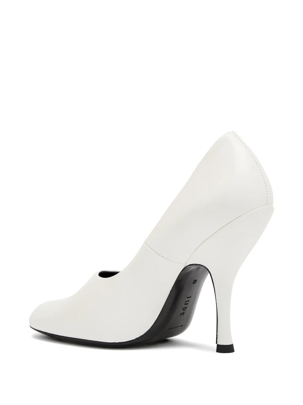  Jude Date Round-toe Pumps - White 