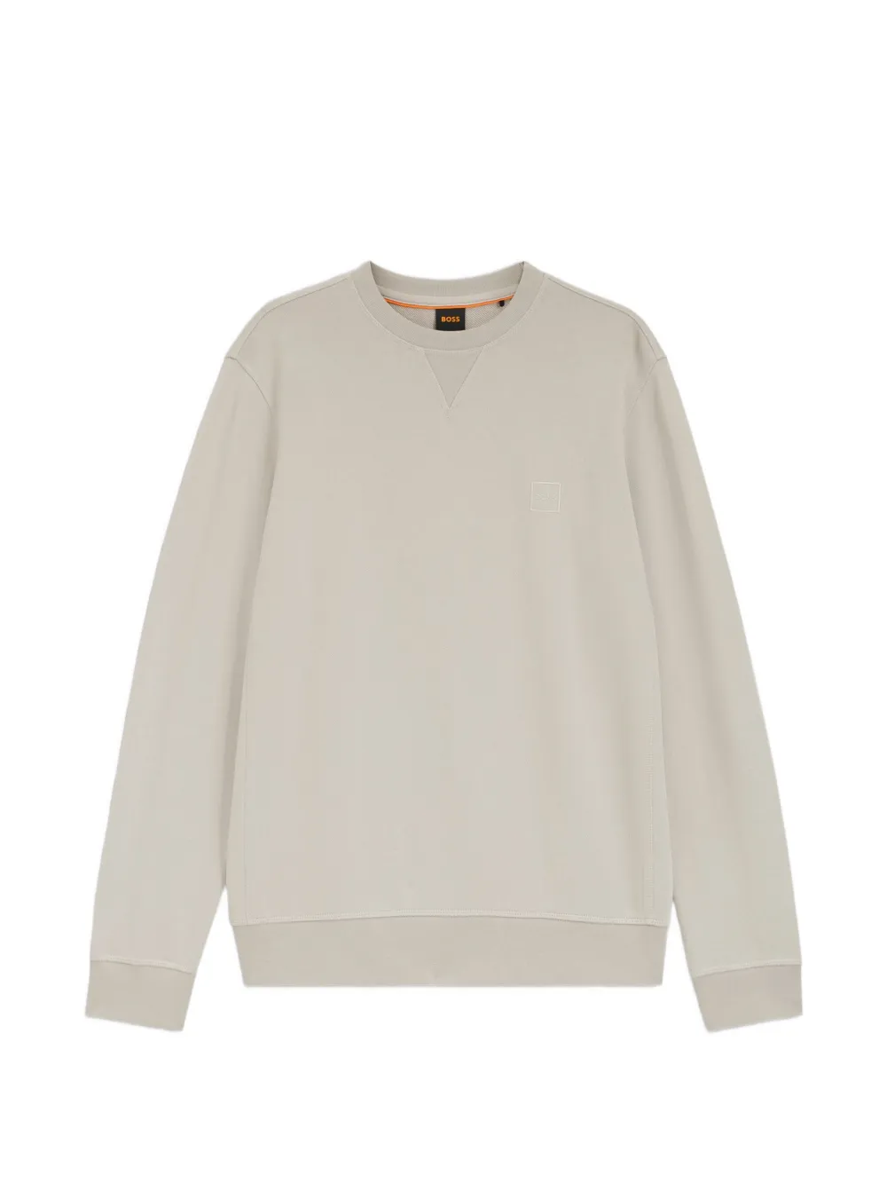BOSS Westart crew-neck logo-detail sweatshirt - Toni neutri
