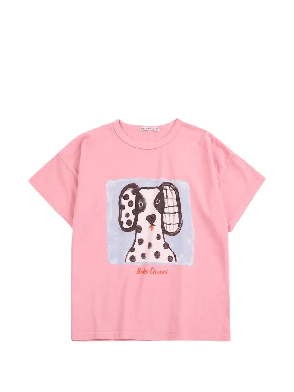 Bobo Choses Van Dog round-neck T-shirt - Rosa