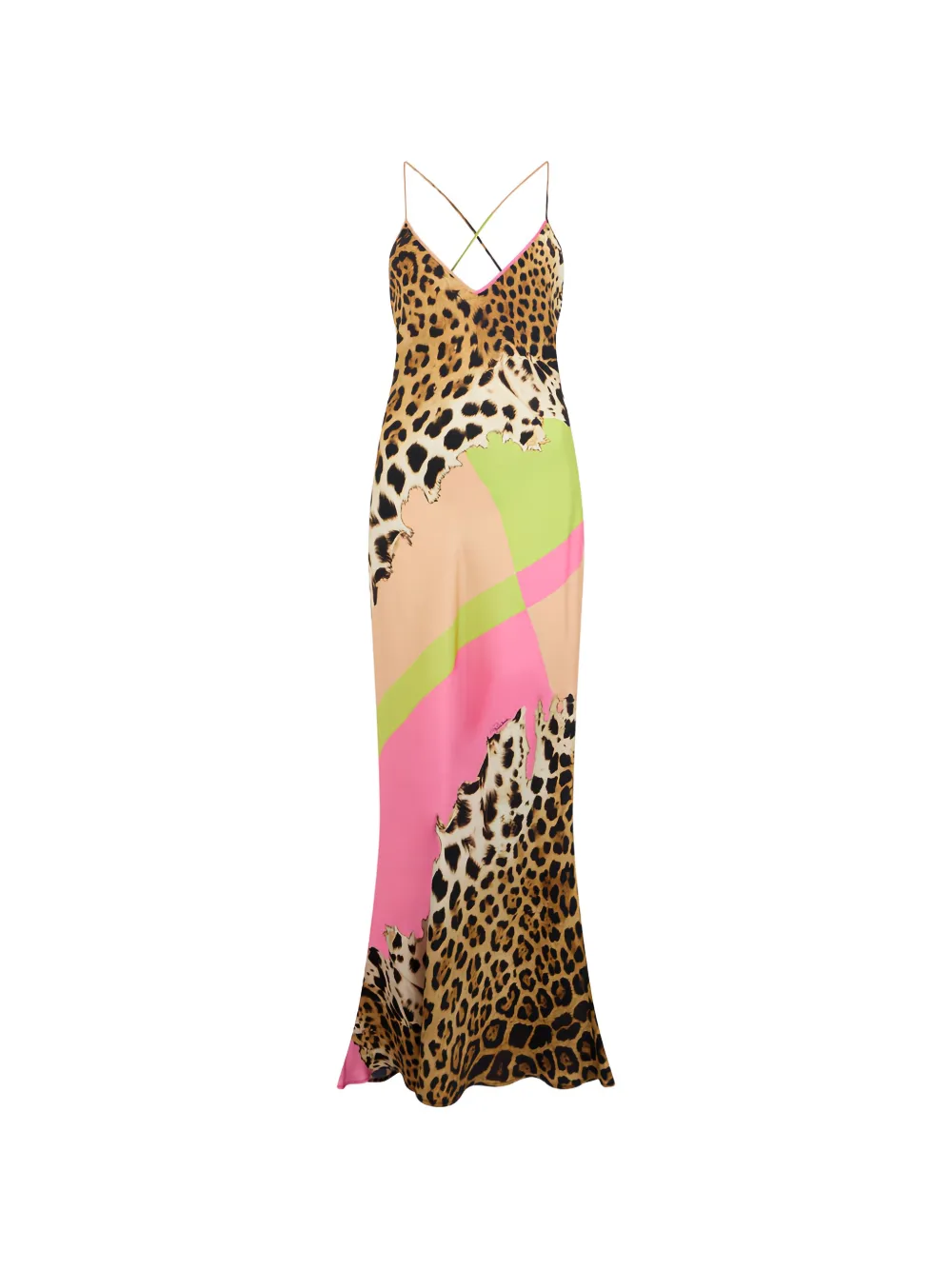 Roberto Cavalli animal-print maxi dress - Neutrals