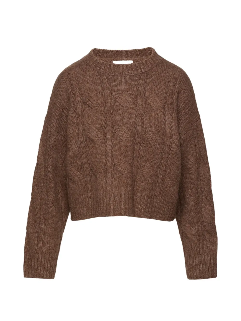SABLYN cable knit jumper - Marrone