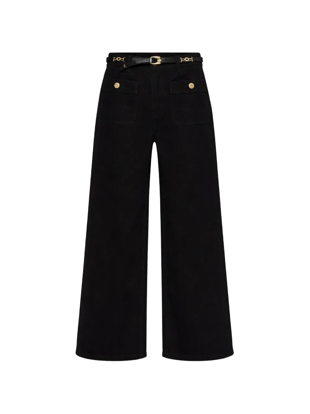 Maje belt pocket jeans - Nero