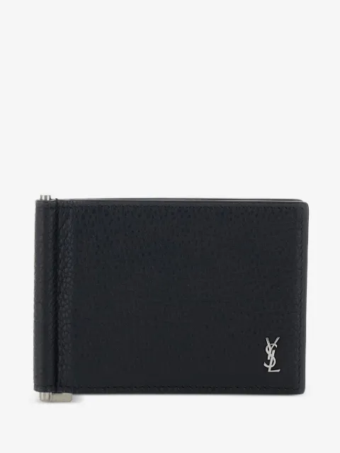 Saint Laurent cartera con logo