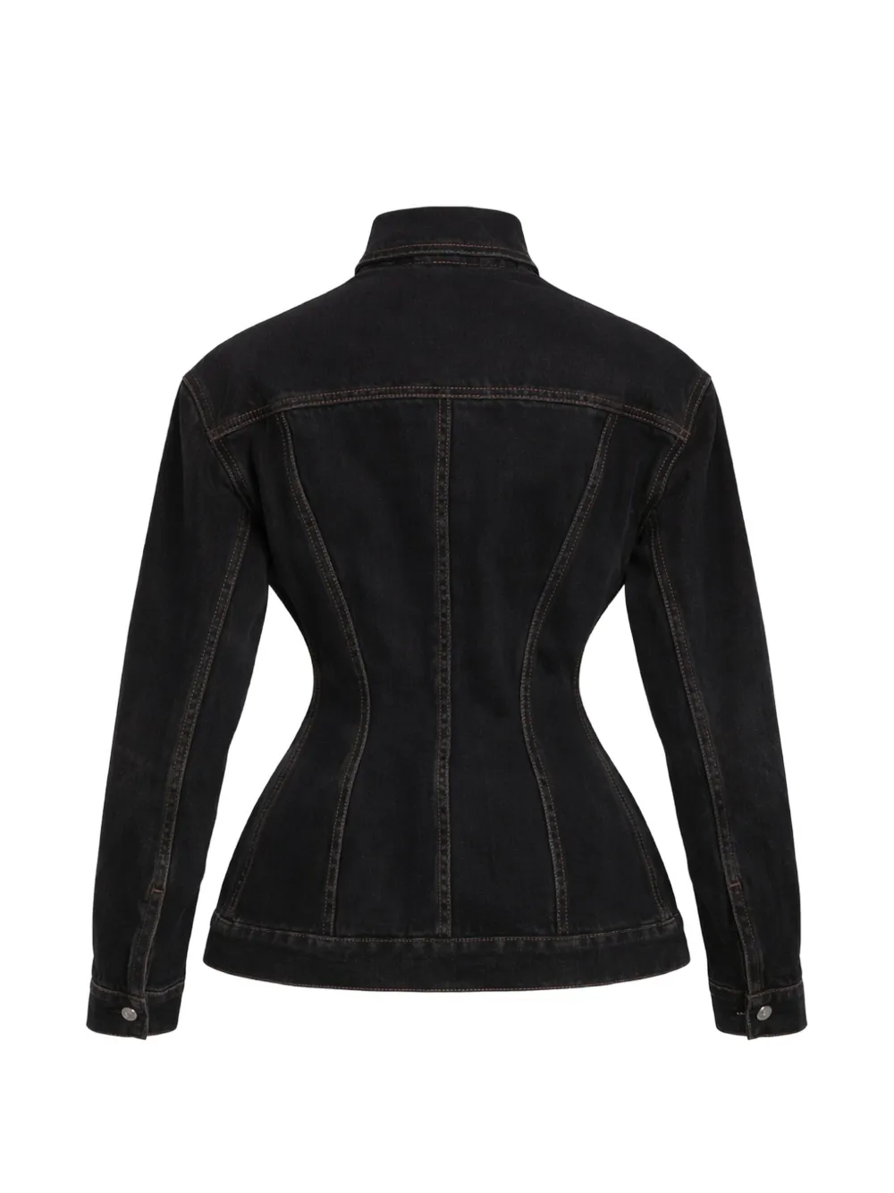  Wardrobe.nyc Buttoned Panelled Jacket - Black 