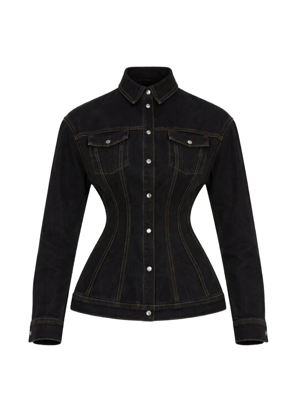 WARDROBE.NYC buttoned panelled jacket - Nero