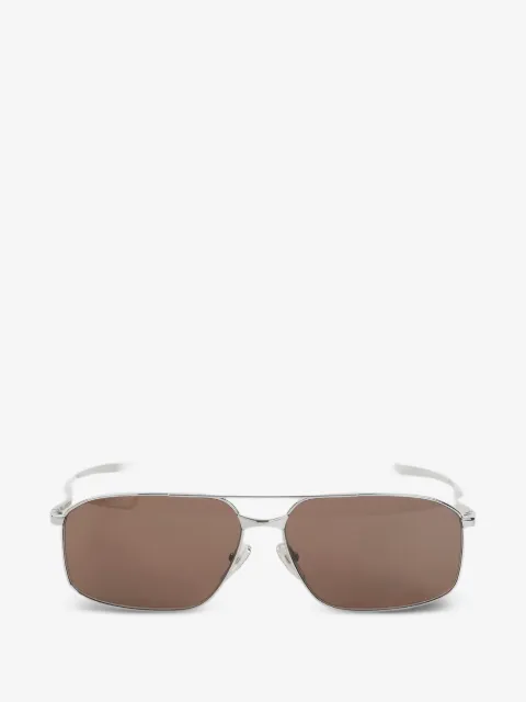 Balenciaga lunettes de soleil à monture rectangulaire