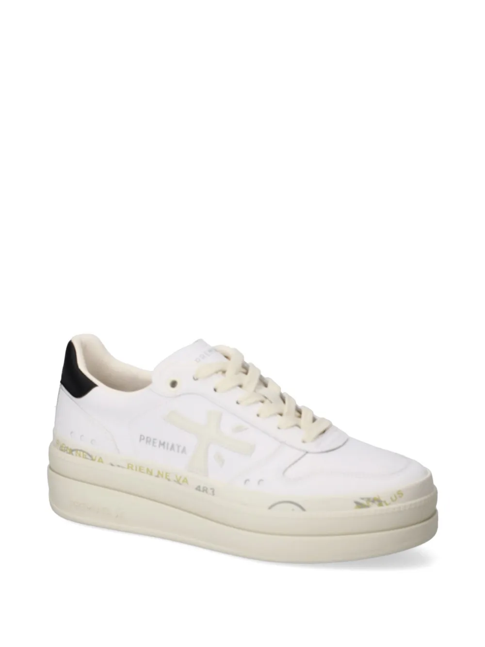 Premiata Micol sneakers met plateauzool Wit