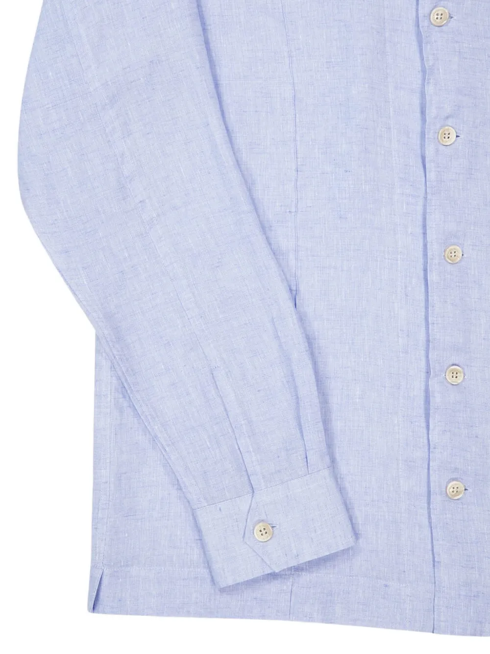 Brunello Cucinelli Linnen overhemd Blauw